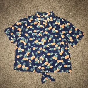 Button up crop top!